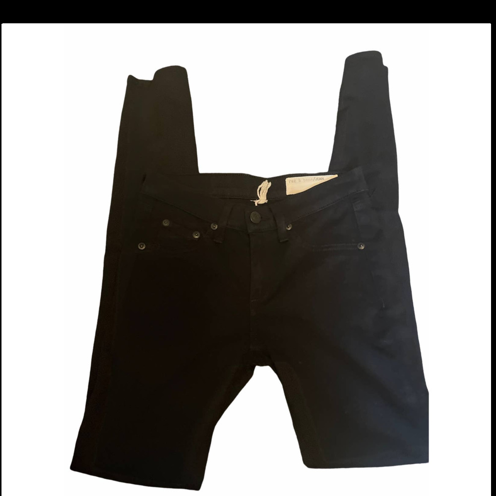rag & bone black skinny jeans‎ 24